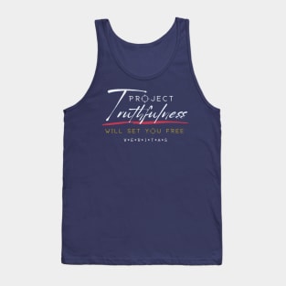 Project Truthfulness Will Set You Free - The Meaning Of Veritas Tank Top